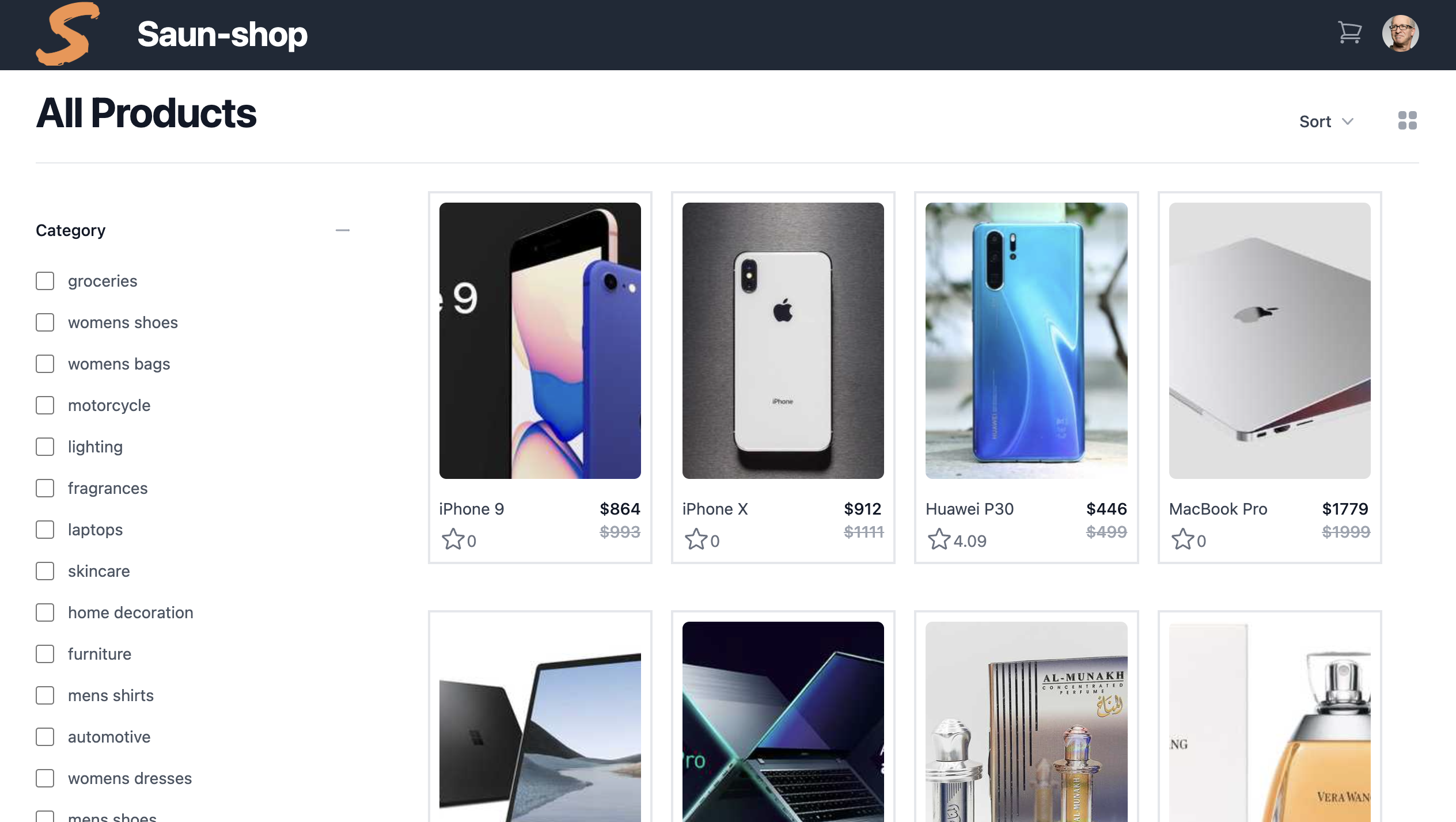 E-commerce Website Using MERN Stack
